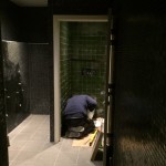 Installatie sanitair toilet aansluiting